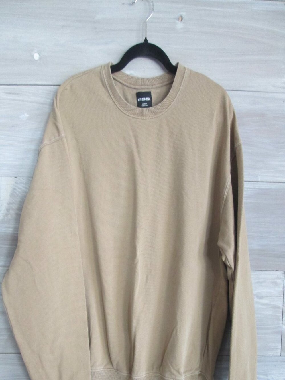 RSQ tan crewneck sweatshirt Mens Medium
